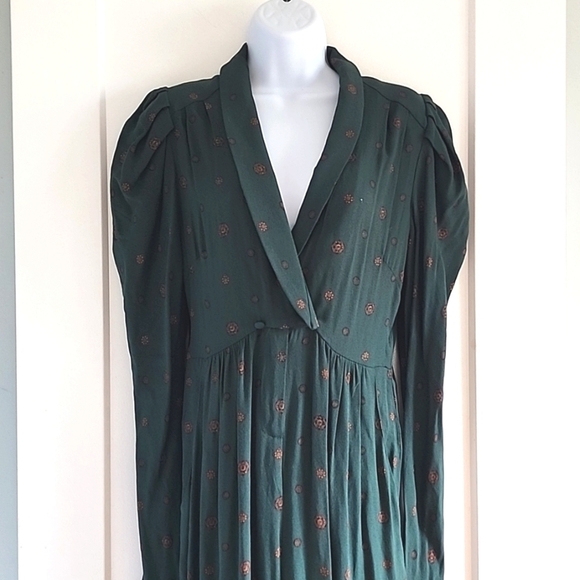 NWT *Flawed* Free People Jumpsuit Star Eyes in Jade size XS - Picture 3 of 8